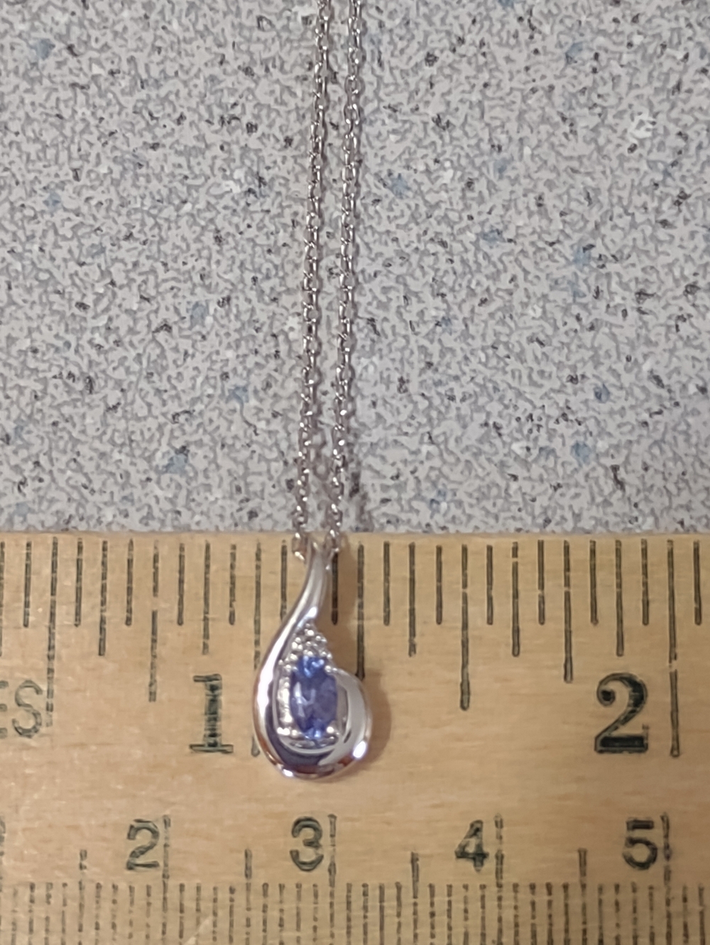 Firm Final Price!*Dainty Tanzanite Necklace - Picture 4 of 4